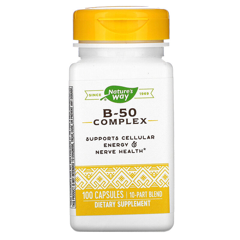 B-50 Complex 100 Capsules by Nature's Way