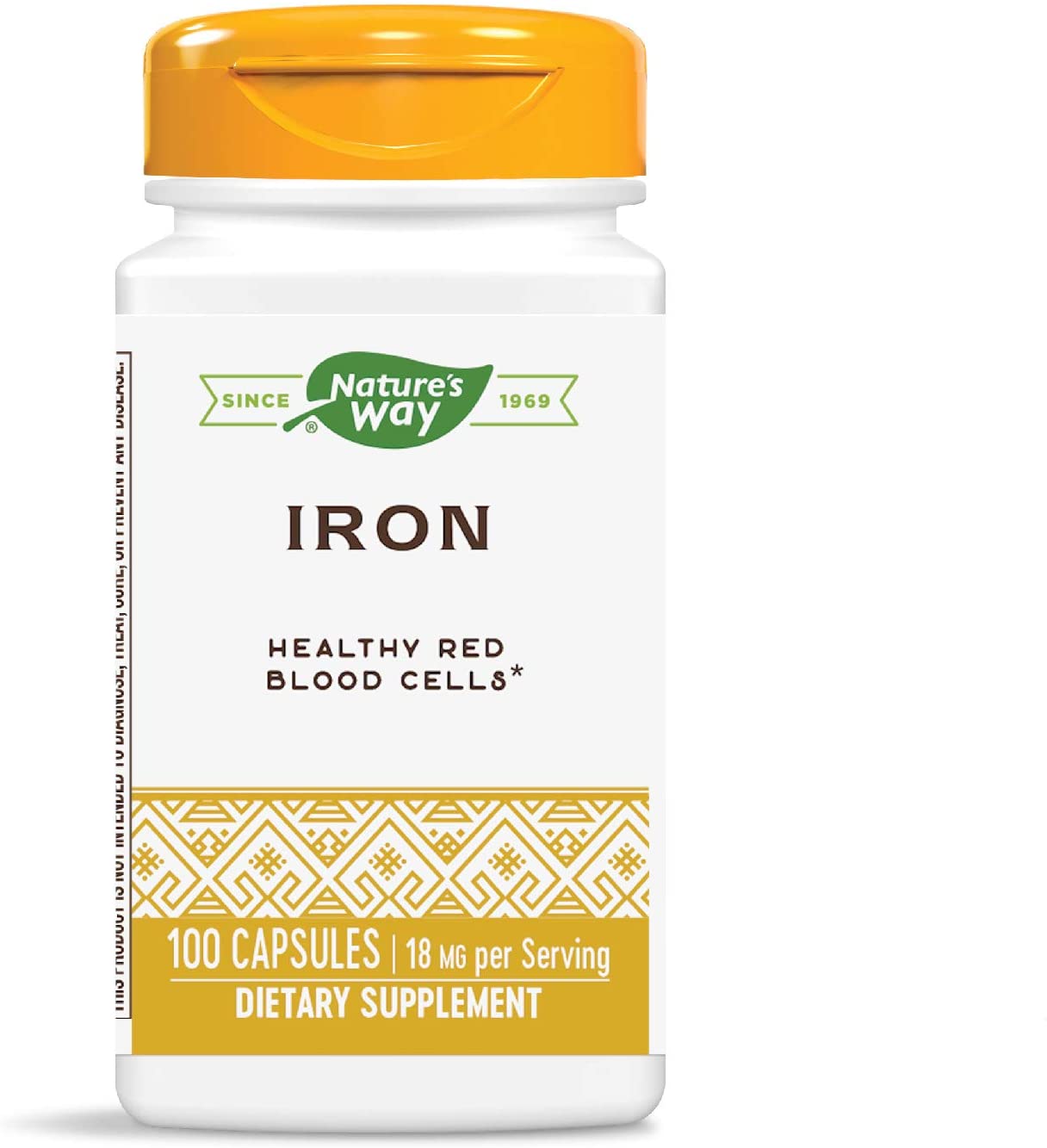 Iron 18 mg 100 Capsules by Nature's Way