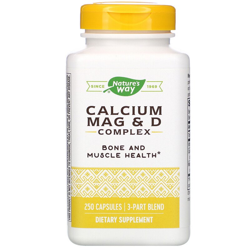 Calcium Mag & D Complex 250 Capsules by Nature's Way