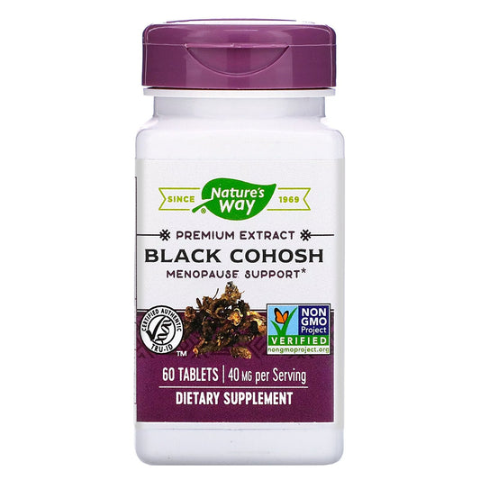 Black Cohosh Standardized 60 Tablets by Nature's Way