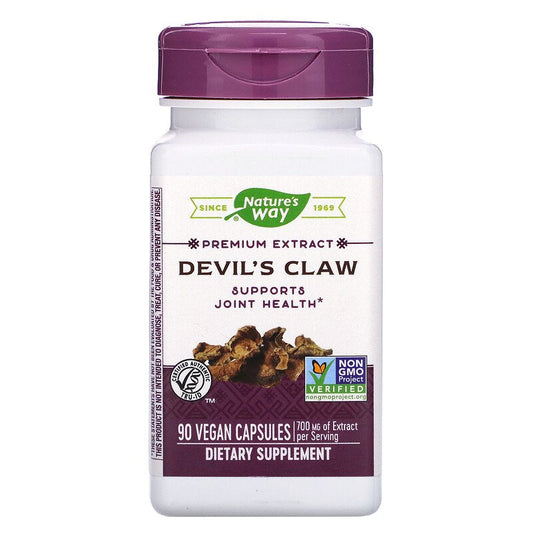 Devil's Claw Standardized 90 Vegetarian Capsules by Nature's Way