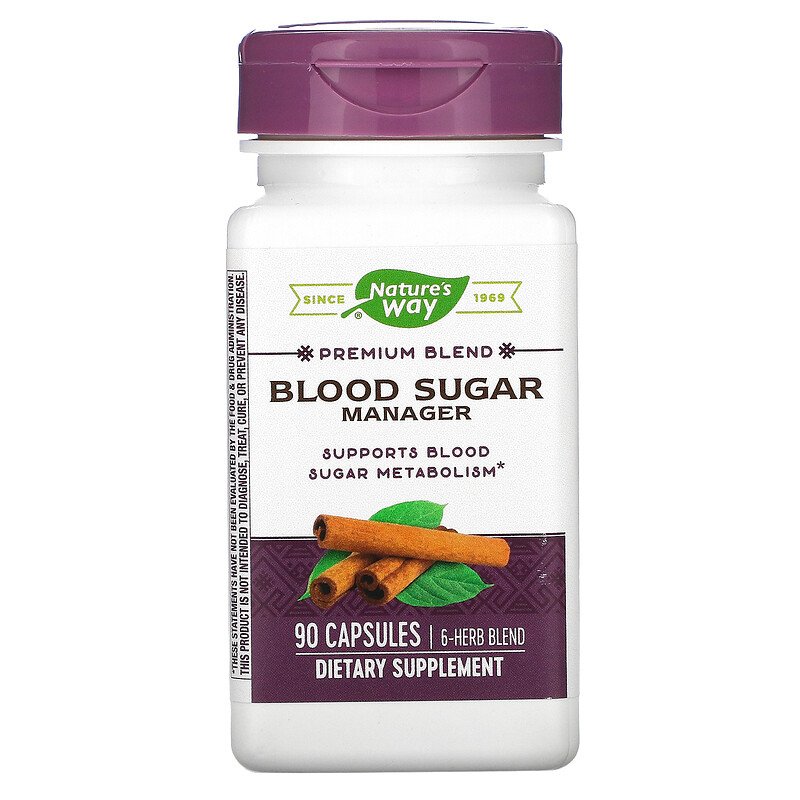 Blood Sugar Metabolism Blend 90 Veg Capsules by Nature's Way