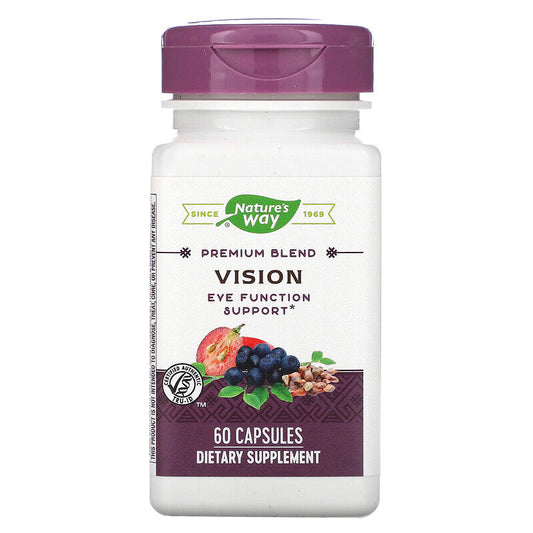 Vision with Lutein & Bilberry 60 Capsules by Nature's Way