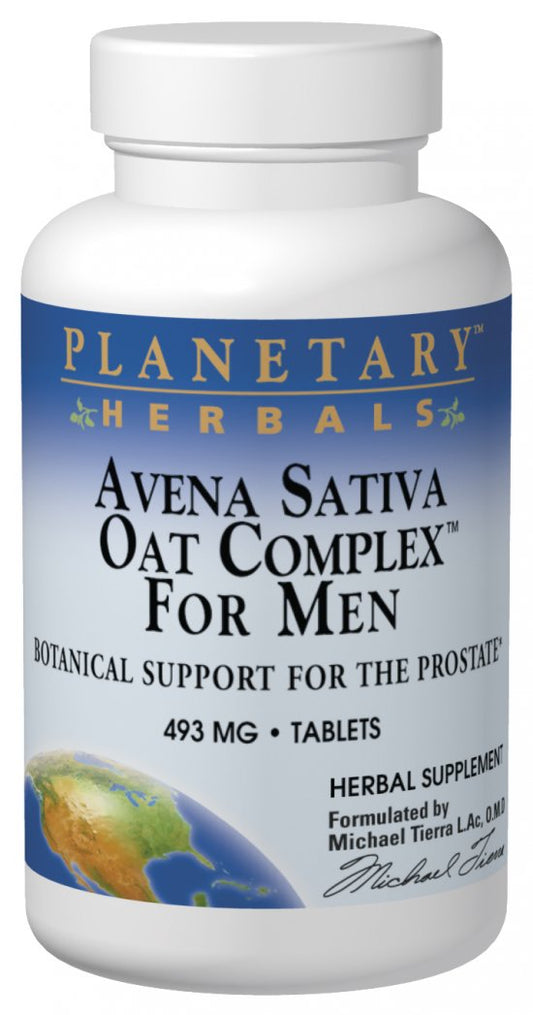 Avena sativa Oat Complex for Men 480 mg 100 Tablets by Planetary Herbals