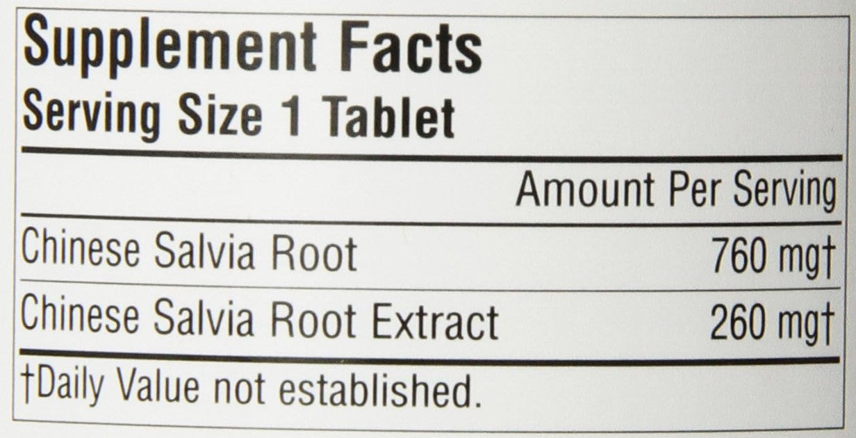 Full Spectrum Salvia with MSV 60 1,020 mg 120 Tablets