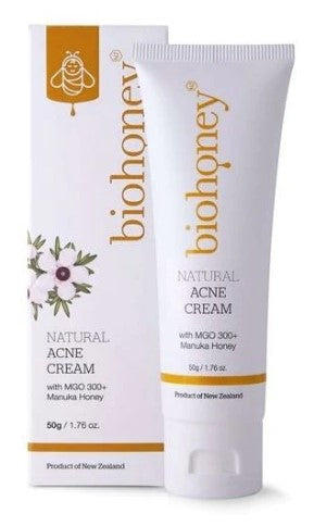 BioHoney Natural Acne Cream with MGO 300+ Manuka Honey 50g by PRI