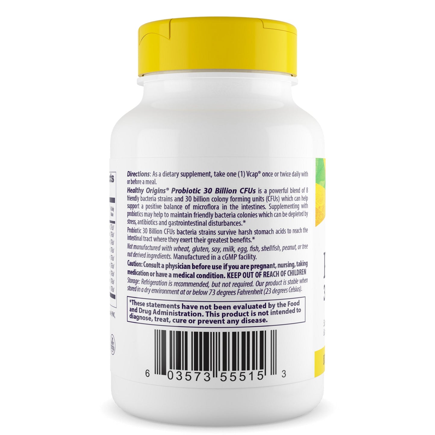 Probiotic 30 Billion CFU's 60 Vcaps by Healthy Origins best price