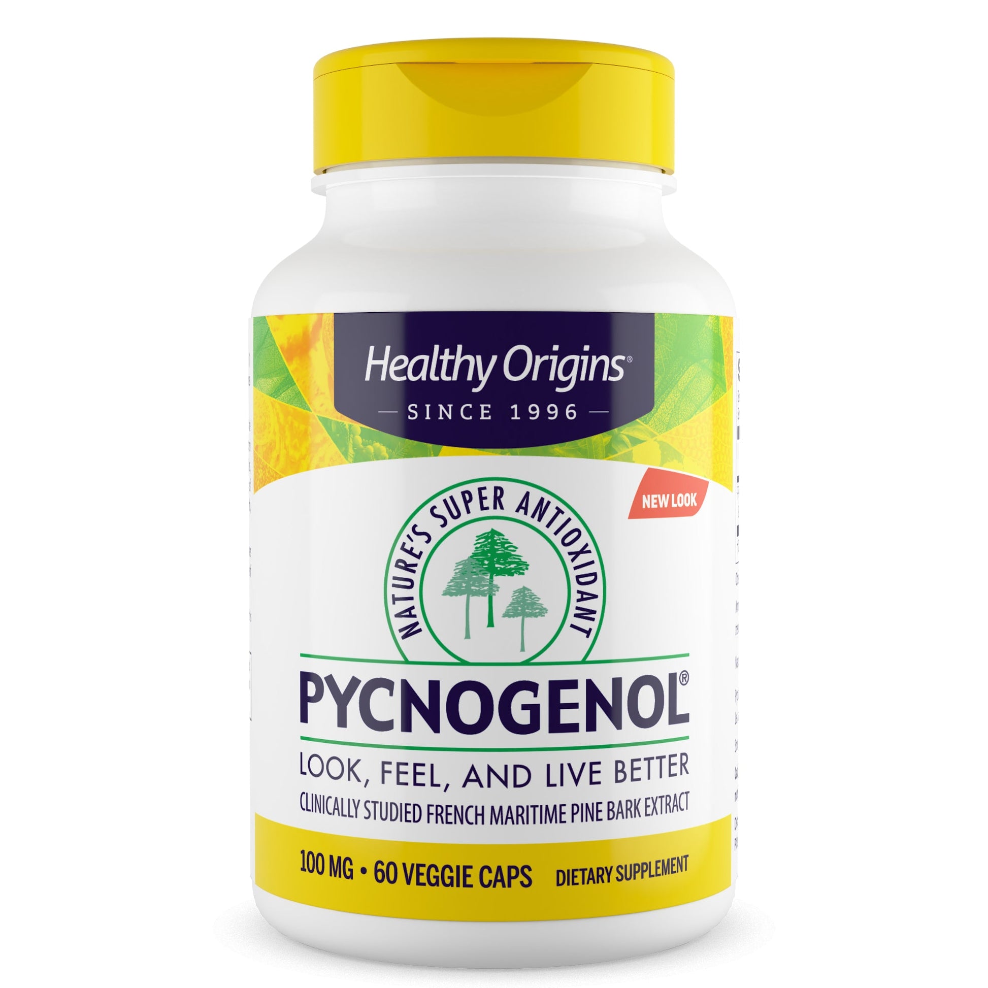 Pycnogenol 100 mg 60 Veggie Caps by Healthy Origins best price