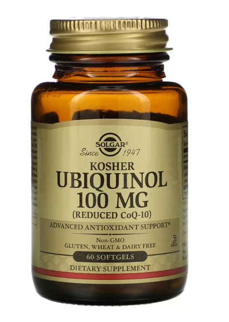 Kosher Ubiquinol 100 mg 60 Softgels