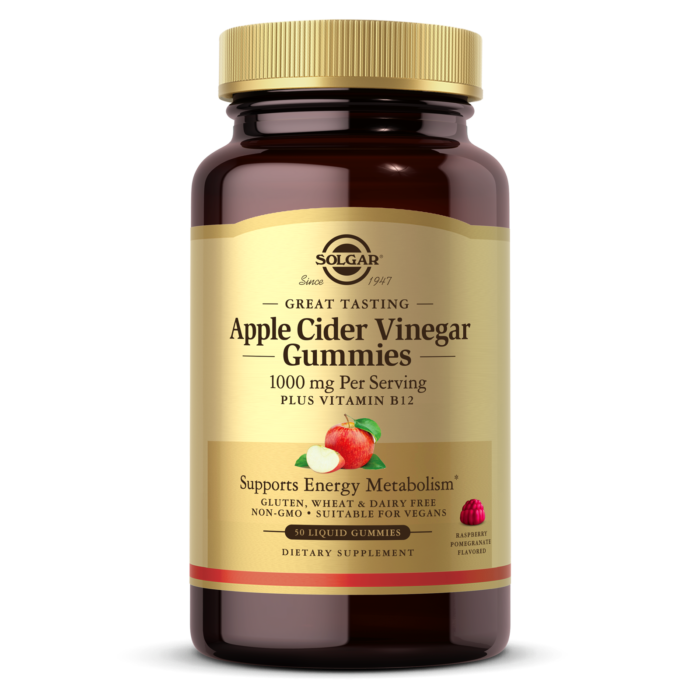 Apple Cider Vinegar 500 mg - 50 Gummies by Solgar