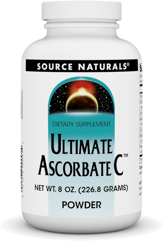 Ultimate Ascorbate C Powder 8oz by Source Naturals