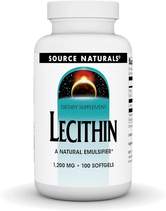 Lecithin 100 Softgels by Source Naturals