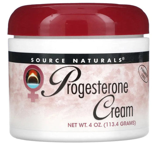 Progesterone Cream, 4 oz (113.4 g), by Source Naturals