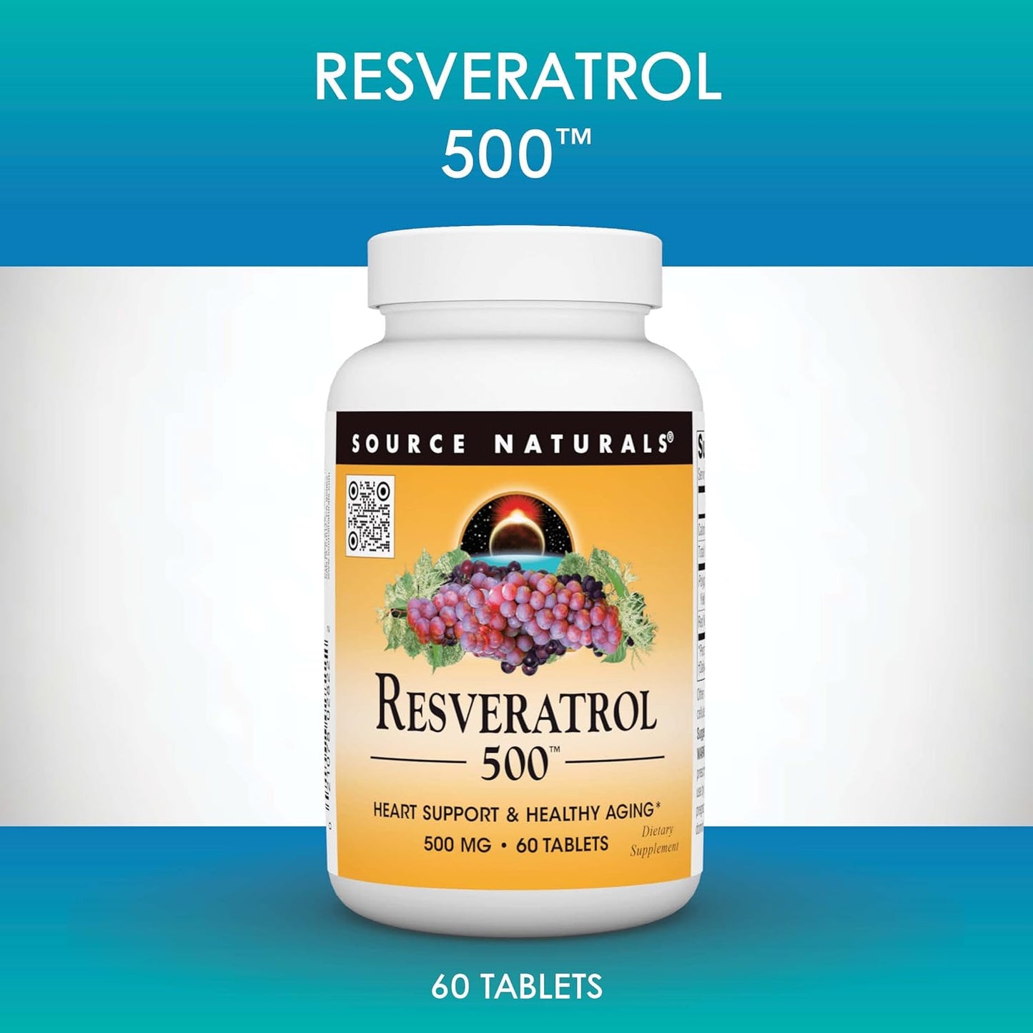 Resveratrol 500 mg - 120 Tablets Source Naturals