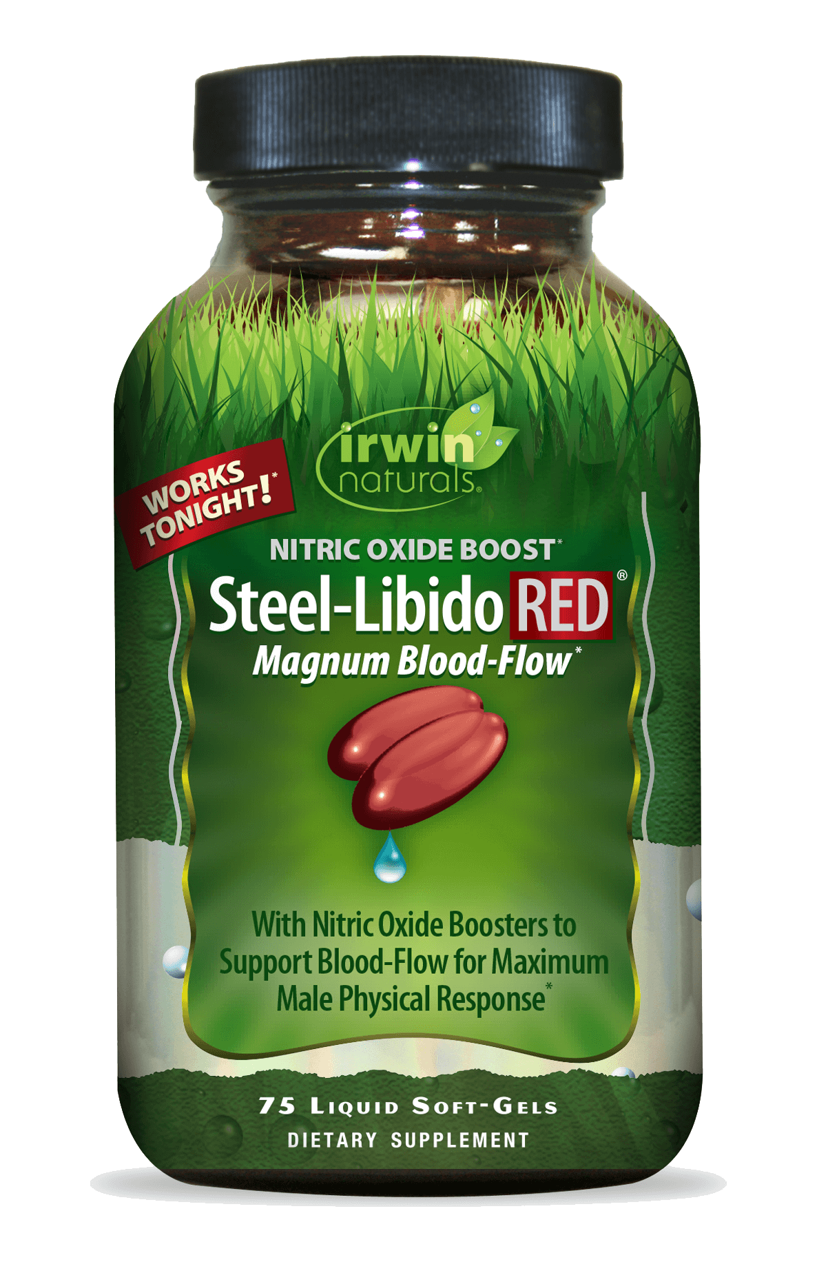 Steel-Libido RED with Nitric Oxide Boost 75 Liquid Softgels