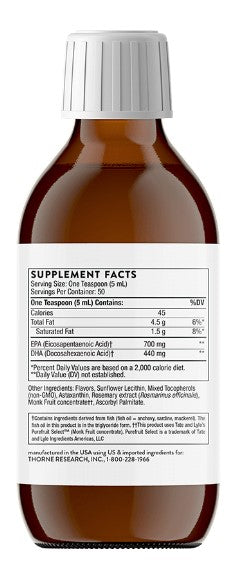 Omega Superb, Lemon Berry, 8.45 fl oz (250 ml), by Thorne