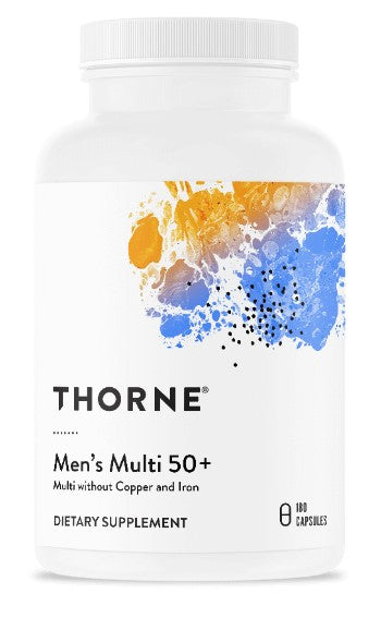 Men's Multi 50+ 180 Capsules without Copper and Iron, by Thorne