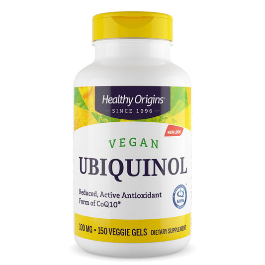 Vegan Ubiquinol 100 mg 150 Veggie Gels by Healthy Origins best price