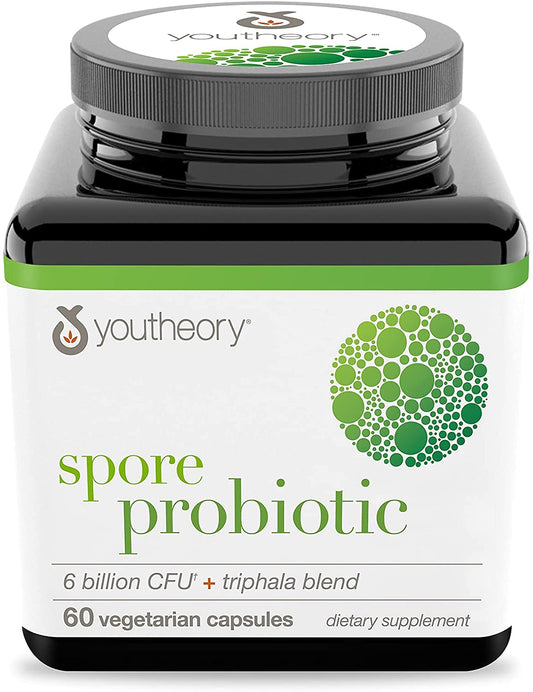 Spore Probiotic with Triphala Blend - 60 Vegetarian Capsules by youtheory