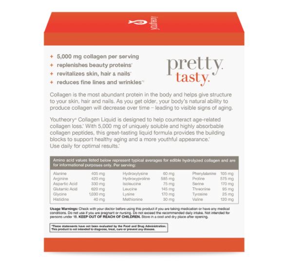 Collagen Liquid - 12 Packets by youtheory