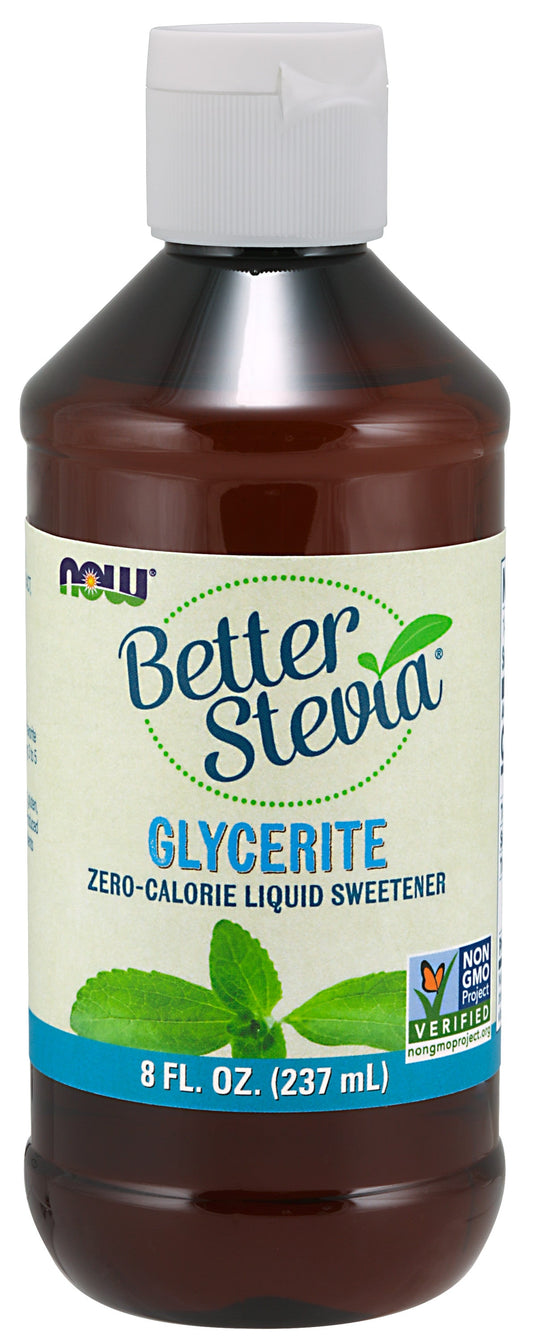 NOW Foods, Better Stevia Glycerite Liquid Sweetener 8 fl oz (237