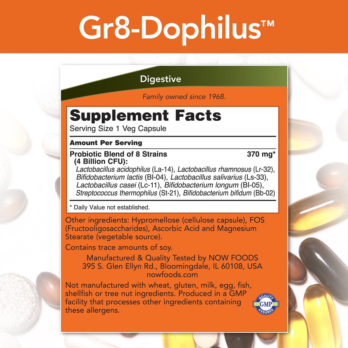 Gr8-Dophilus 60 Veg Capsules