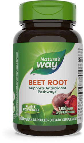 Beet Root 1000 mg 100 Vegetarian Capsules by Nature's Way