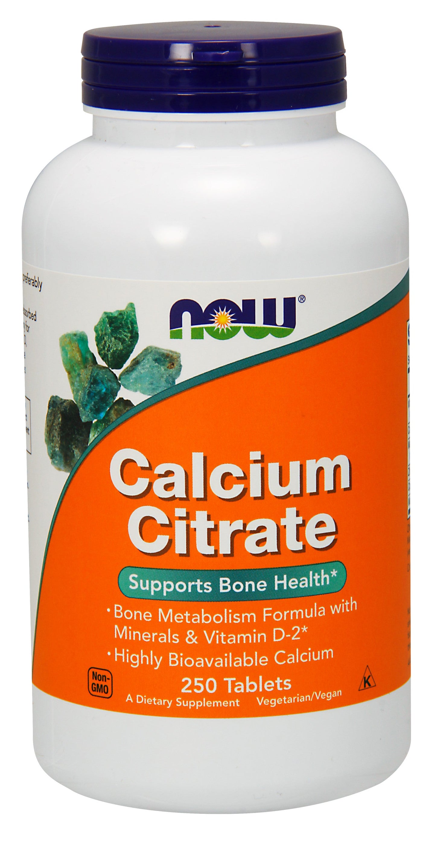 Calcium Citrate 250 Tablets | By Now Foods - Best Price