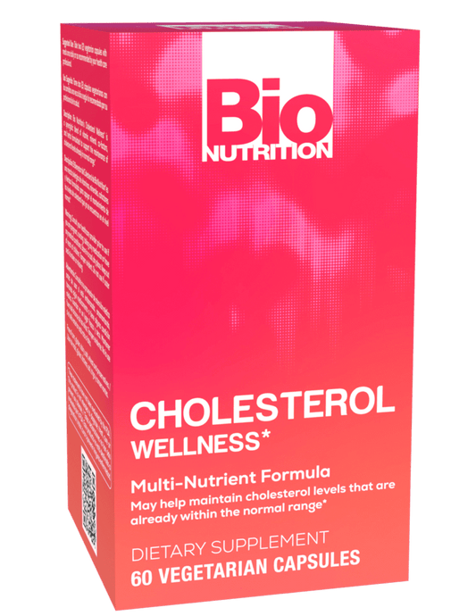 Cholesterol Wellness 60 Vegetarian Capsules by Bio Nutrition - 2 Pack