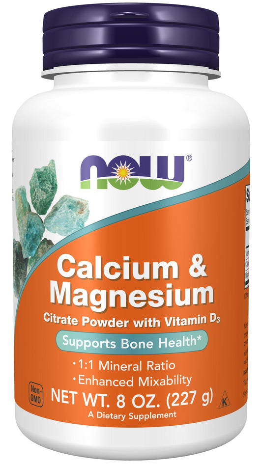 Calcium & Magnesium Citrate Powder 8 oz (227 g)