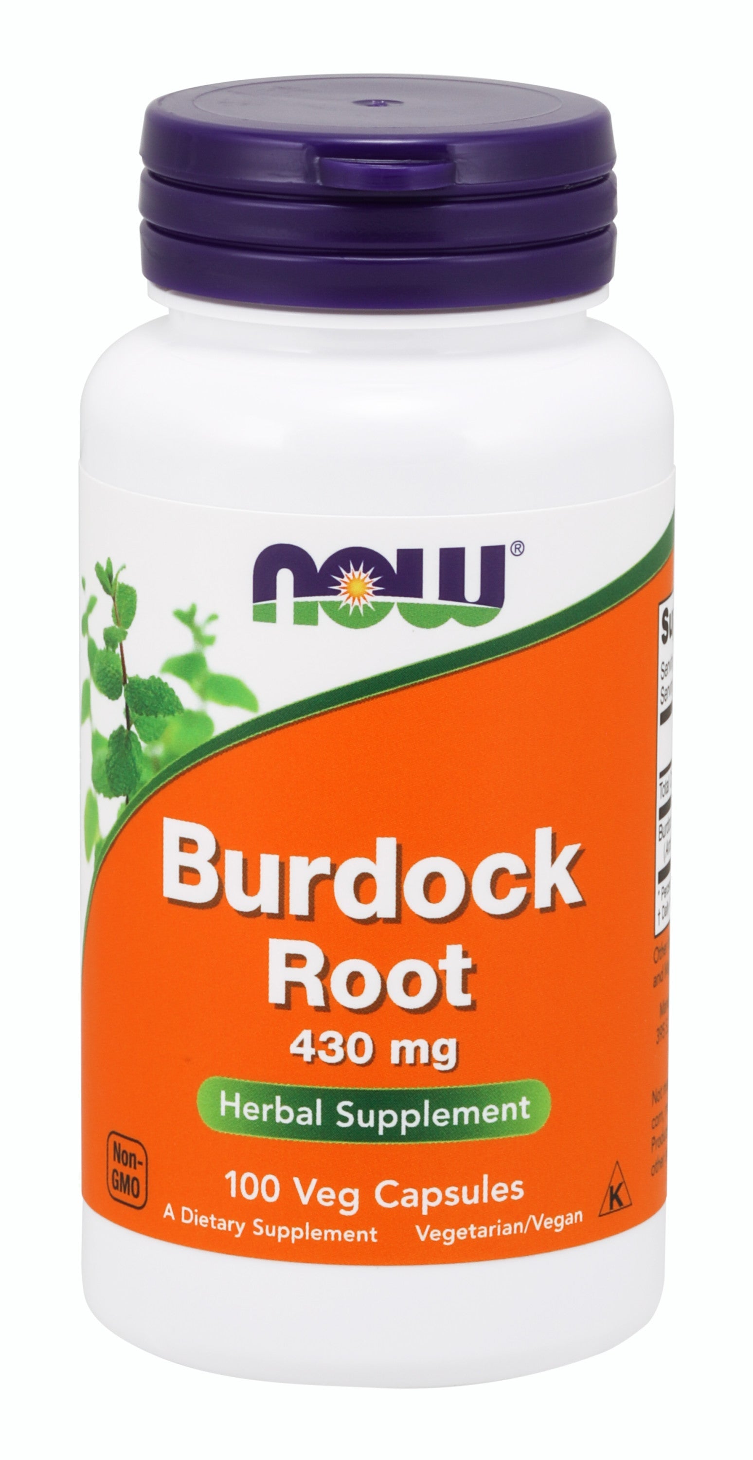 Burdock Root 430 mg 100 Capsules | By Now Foods - Best Price