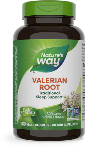 Valerian Root, 1,590 mg, 180 Vegan Capsules (530 mg per Capsule) by Nature's Way