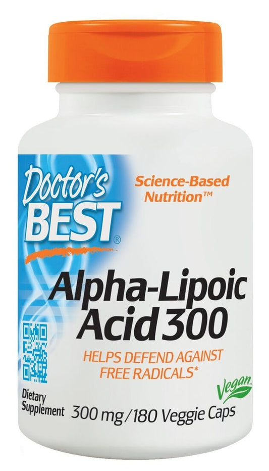 Alpha-Lipoic Acid 300 mg 180 Veggie Caps