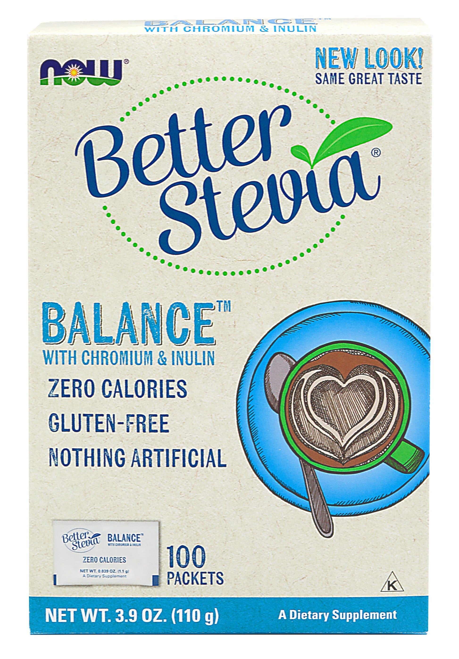 NOW Foods, Better Stevia Liquid, Original, Zero-Calorie Liquid Sweetener, Low Glycemic Impact, Certified Non-GMO, 2-Ounce