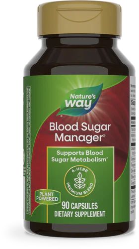 Blood Sugar Metabolism Blend 90 Veg Capsules by Nature's Way