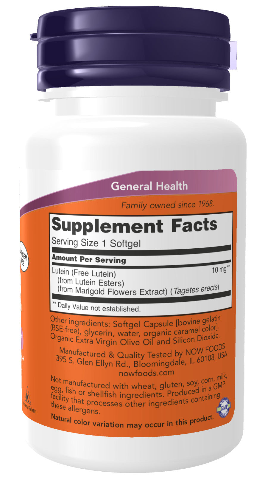 Lutein 10 mg 120 Softgels