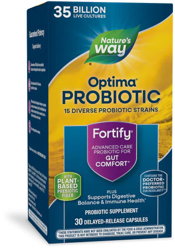 Optima® Probiotic, Fortify® 35 Billion, 30 Delayed-Release Capsules by Nature's Way