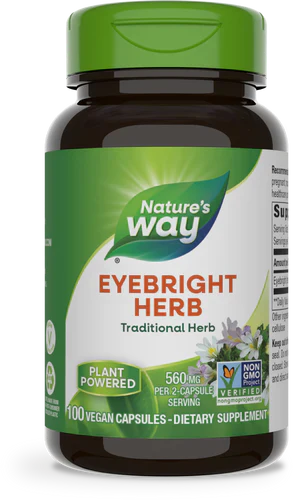 Eyebright Herb, 280 mg, 100 Vegan Capsules by Nature's Way