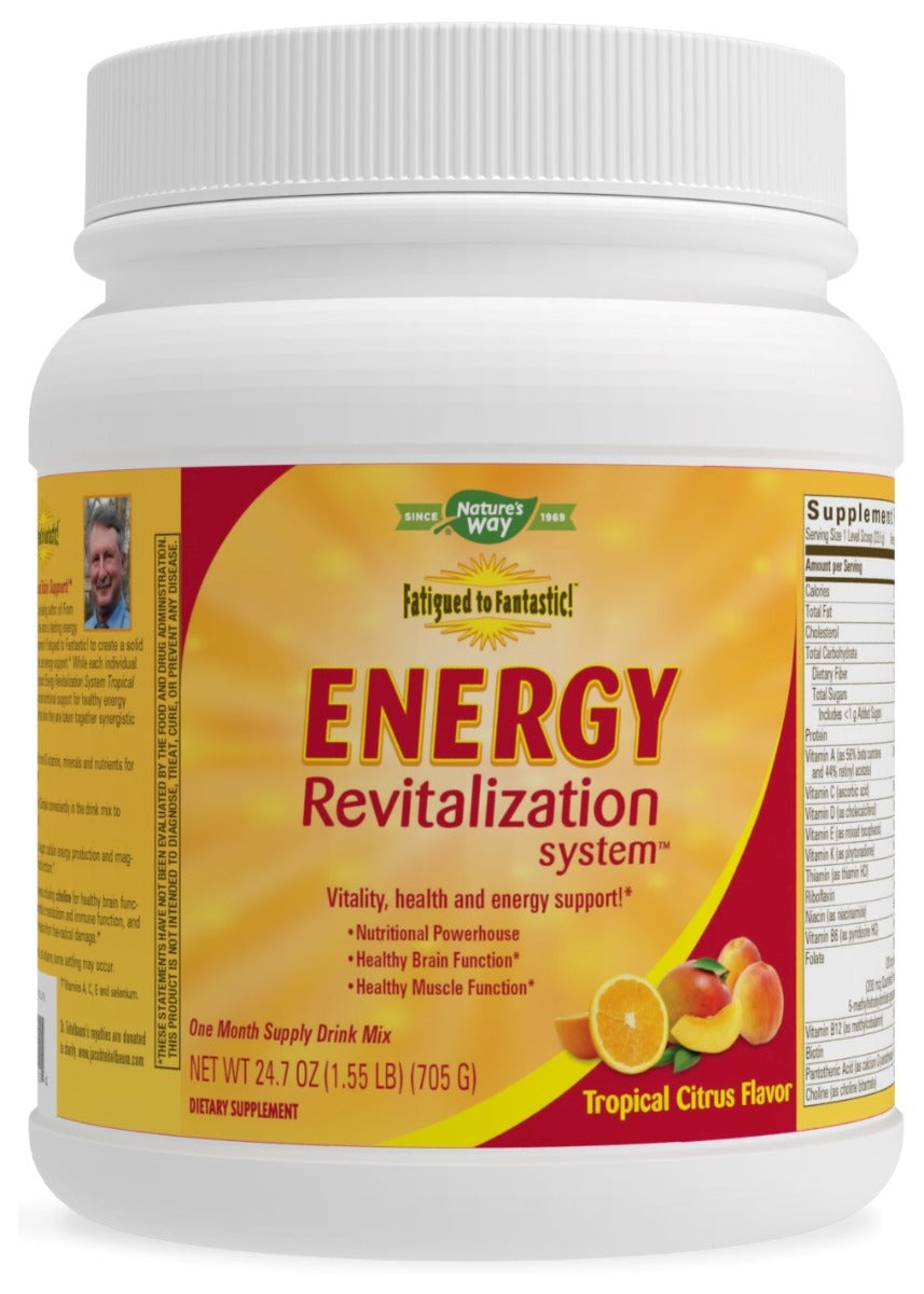 Fatigued to Fantastic Energy Revitalization System Tropical Citrus 24.7 oz (702 g)