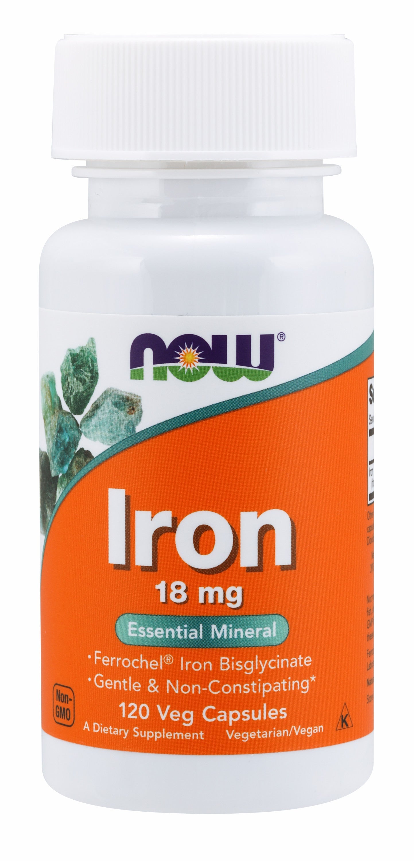 Iron 18 mg 120 Veg Capsules