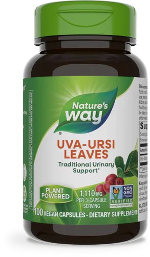 Uva Ursi Leaves 480 mg 100 Vegetarian Capsules by Nature's Way