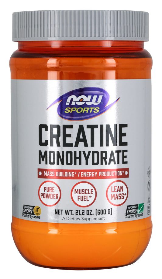 Creatine Monohydrate Pure Powder 21.2 oz (600 g) | By Now sports - Best Price