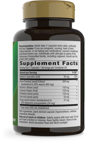 Leg Veins Support Blend 120 Veg Capsules by Nature's Way