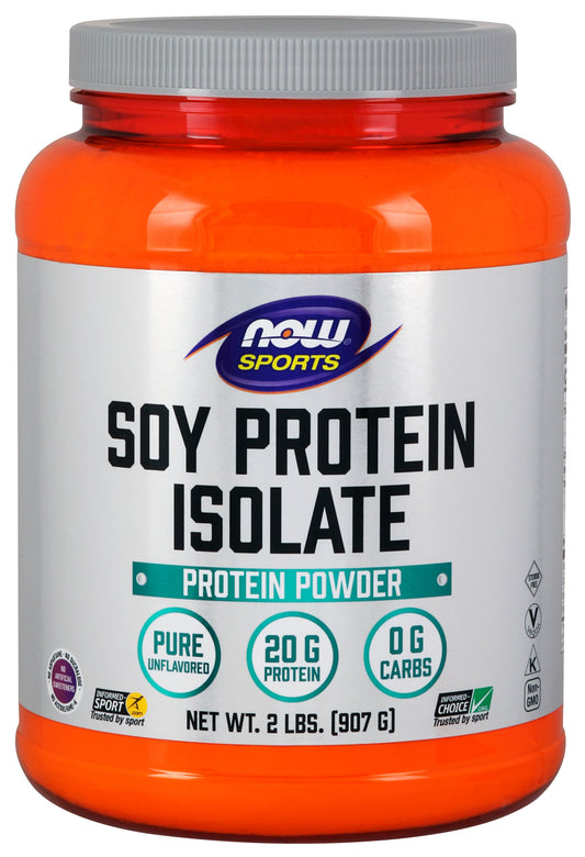 Soy Protein Isolate Natural Unflavored 2 lbs (907 g) | By Now sports - Best Price