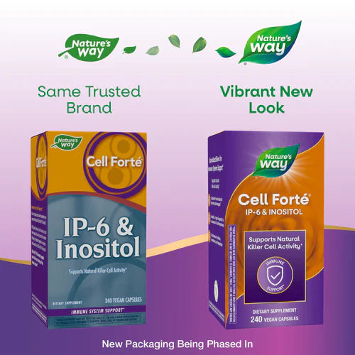 Cell Forte IP-6 & Inositol 240 Veg Capsules by Nature's Way