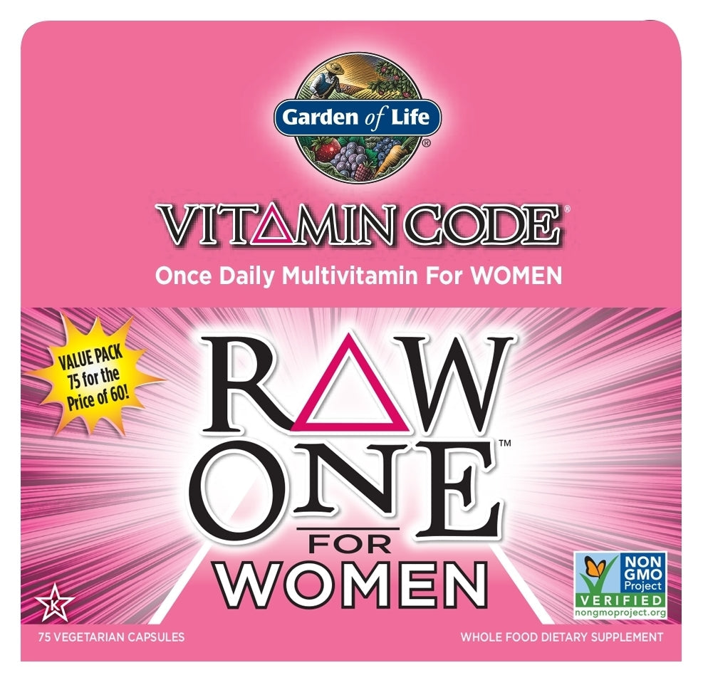 Vitamin Code Raw One for Women 75 Vegetarian Capsules