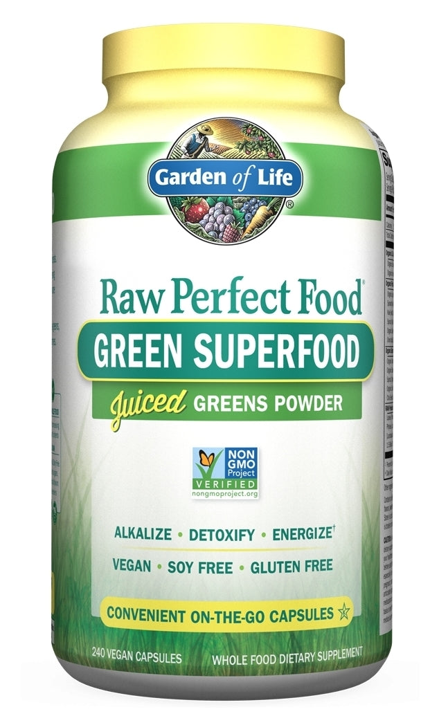 Raw Perfect Food 240 Vegan Capsules