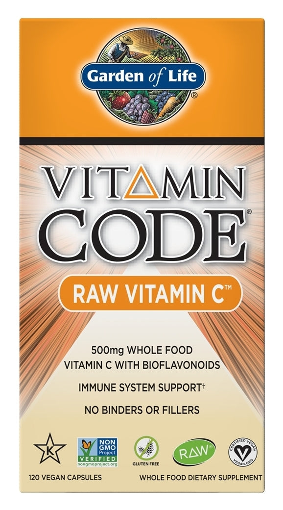 Vitamin Code Raw Vitamin C 120 Vegan Capsules