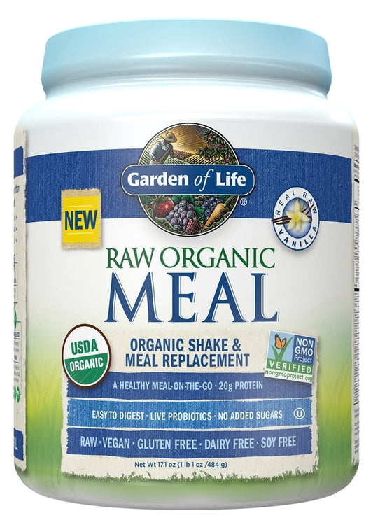 RAW Organic Meal Vanilla 17.1 oz (484 g)