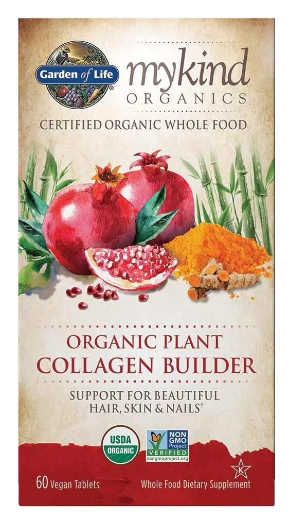 mykind Organics Organic Plant Collagen Builder 60 Vegan Tablets